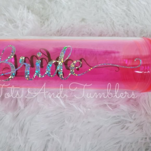 Custom Bridal Party 16 oz Arcylic Tumblers - Picture 3 of 8